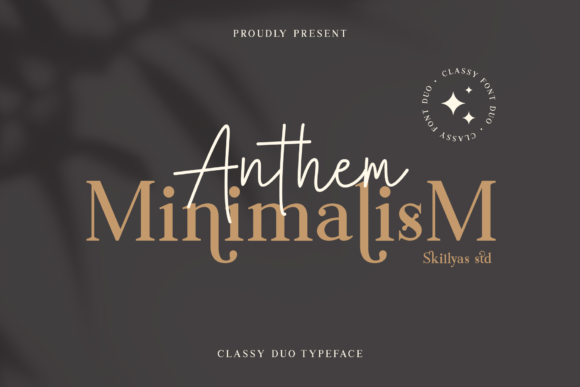Anthem Minimalism Duo Font