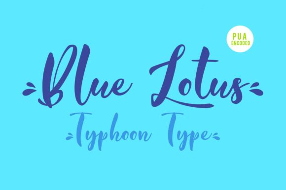 Blue Lotus Font Review