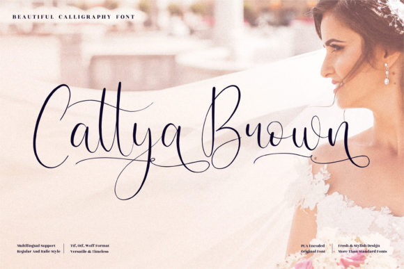 Cattya Brown: A Luxurious Script Font