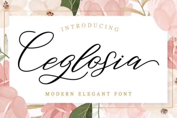 Ceglosia: A Luxurious Script Font