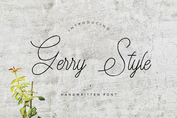 Gerry Style Font for Creative Projects