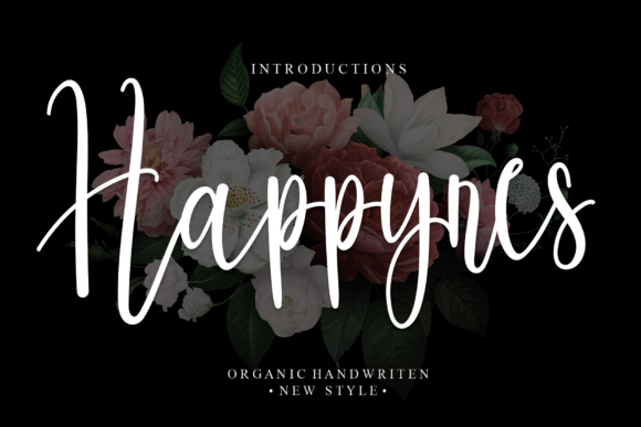 Happynes: A Graceful Script Font for Web Design