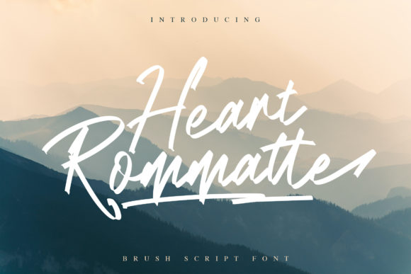 Heart Rommatte: A Font for Elegant Expression