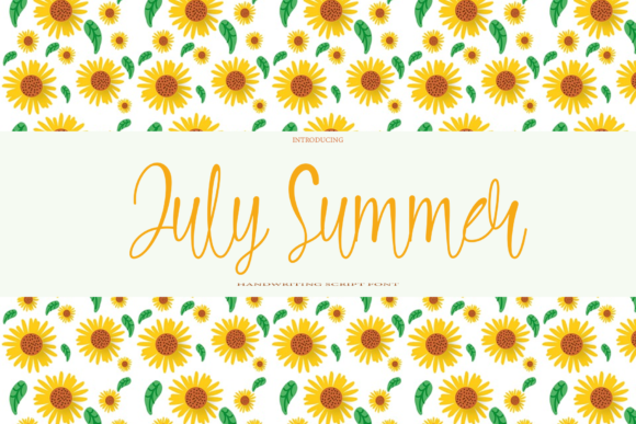 July Summer Font Review