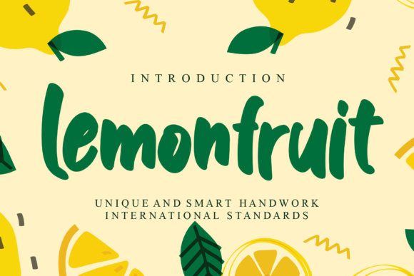 Lemonfruit Font for Business
