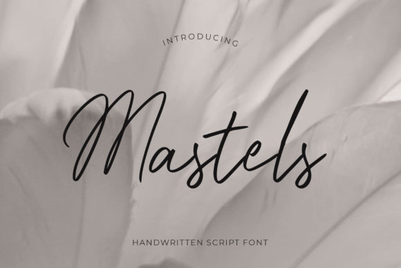 Mastels: A Script Font for Elegant Design