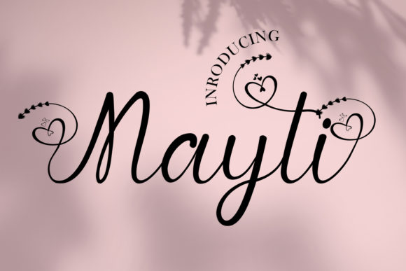 Mayti: A Script Font for Elegant Web Design