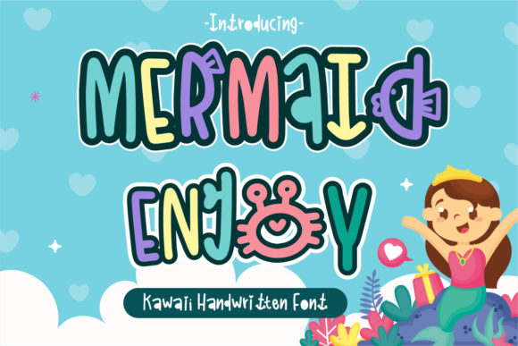 Mermaid Enjoy Font for Creative Projects