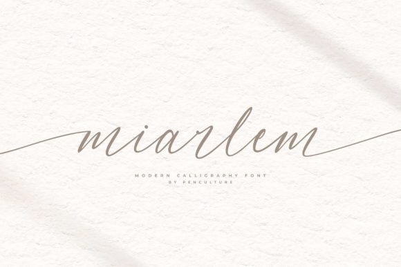 Miarlem: A Stylish Font for Campaign Design