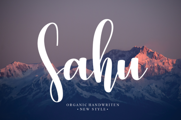 Sahu: A Refined Script Font for Editorial Design