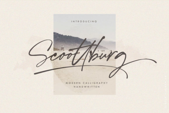 Scoottburg: A Stylish Script Font