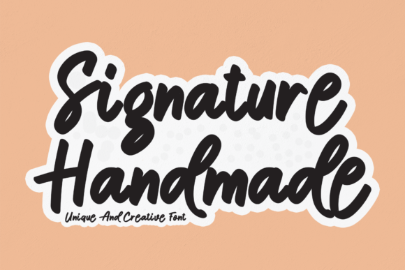 Signature Handmade Font Review