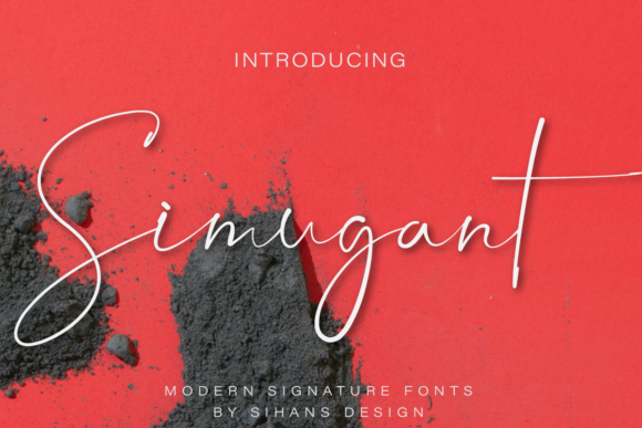 Simugant: Luxurious Handwritten Font