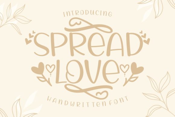 Spread Love Font: Elegant Script for Marketing