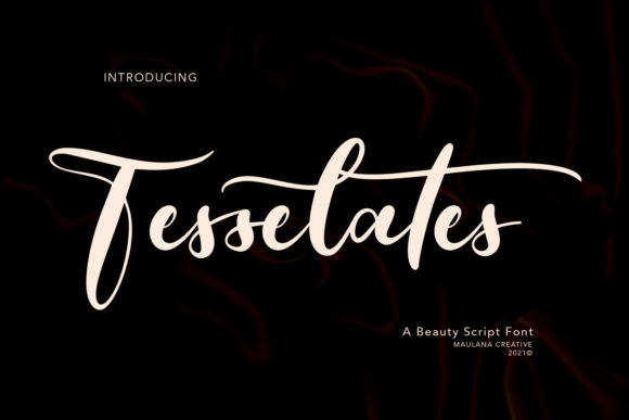 Tesselates: A Timeless Handwritten Font