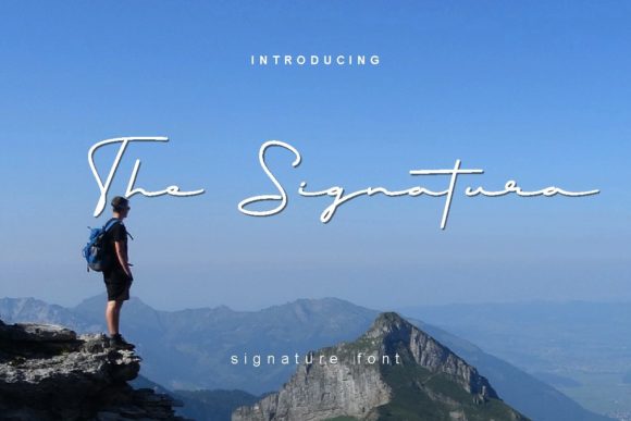The Signatura: A Script Font for Modern Web Design