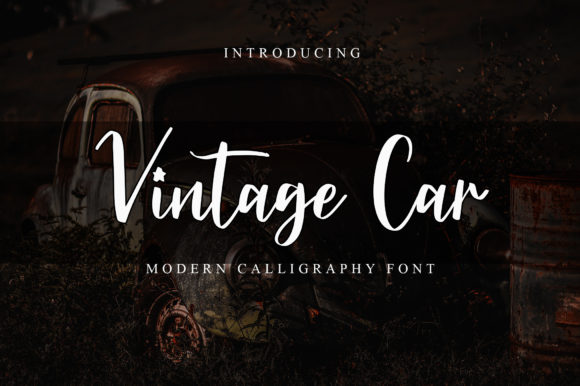 Vintage Car Font: A Stylish Choice